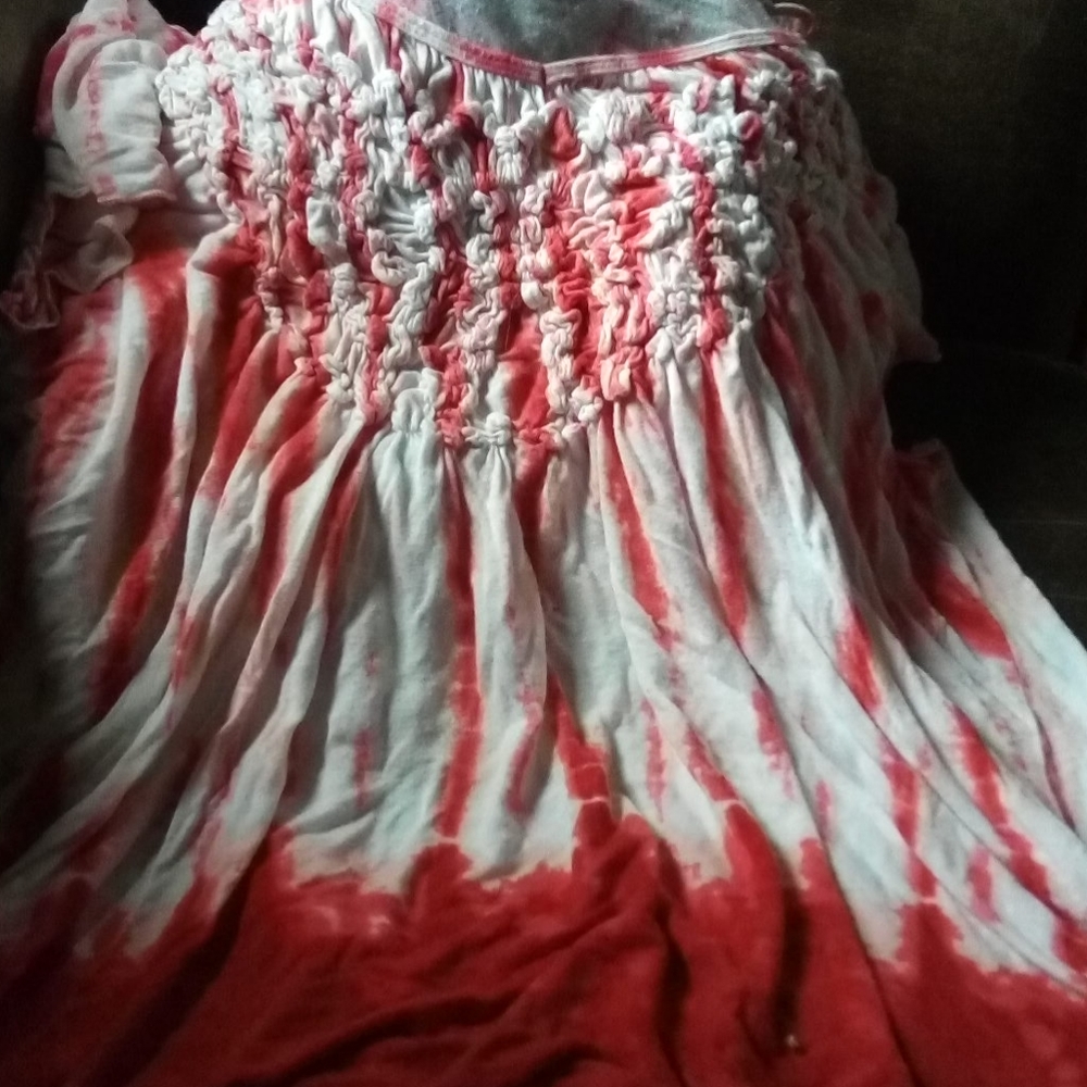 Red tieDy shirt